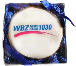 3.5" Round Logo Cookie - Individually Gift Boxed