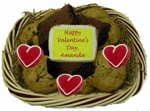 Assorted Cookie & Brownie Gift, Valentine's Day