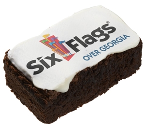 3.5" Rectangle Photo/Logo Brownies, dozen