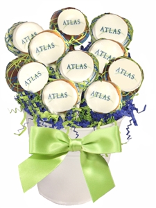 Logo Cake Pops - Gift Bouquet of 12 (ASI ONLY)