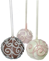 Cake Pops Scroll Designs