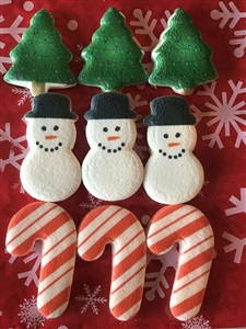 Holiday Marshmallow Mug Toppers, Set of 9