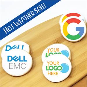 3.5" Round Photo/Logo Cookies, dozen