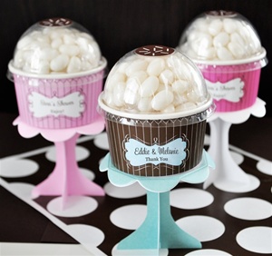Personalized Candy Cupcake Favors