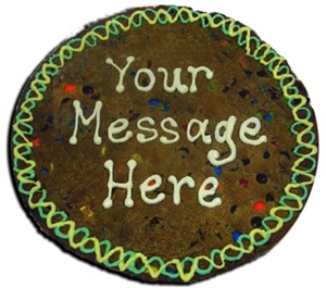 12" Giant Cookie Cake, Personalized Message