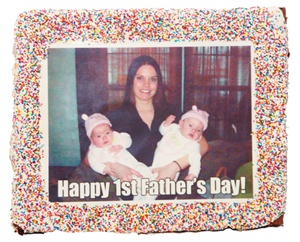 8"x 10" Rectangle Giant Photo/Logo Brownie