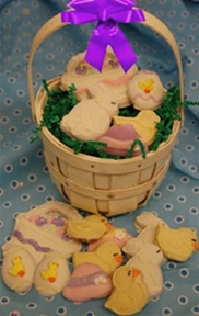 Easter Cookie Gift Basket