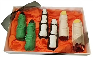 Halloween Finger Cookies Gift Box of 6