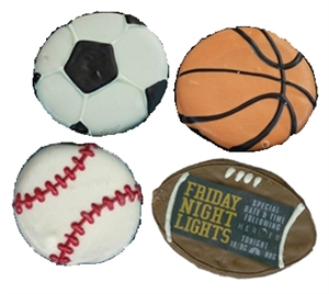 Hand Dec. Cookies - Sports Balls