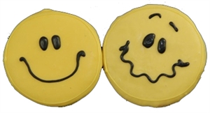 Hand Dec. Cookies - Smiley Face