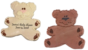 Hand Dec. Cookies - Personalized Teddy Bear