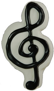 Hand Dec. Cookies - Treble Clef