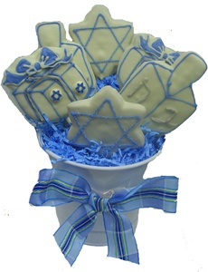 Hand Dec. Chanukkah Cookie Gift