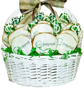 Logo Cookies Gift Basket of 18