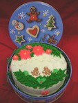 6" Holiday Cake in Gift Tin