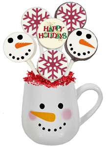 Mini Oreo® Cookie Pops - Holiday Designs Mug Gift