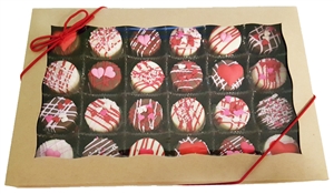 Mini Oreo Cookies Valentine's Designs, Gift box of 24
