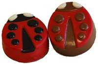 lady bug oreo cookies