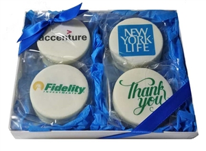 Oreo® Cookies - Deluxe Logo Gift Box of 4