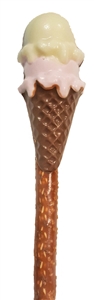 Pretzels Molded Ice Cream Cone, EA