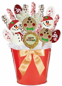 Snowman Sweet Treats Gift Bouquet