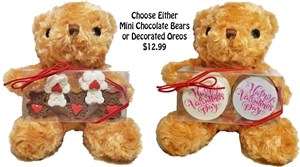 Sweet Teddy Bear Hugging Gift Box
