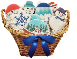 Sweet Treats - Winter Cookie Basket of 12