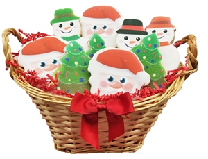 Sweet Treats - Christmas Cookie Basket of 12