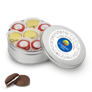 Your Logo Foiled Oreo Gift Tin of 16