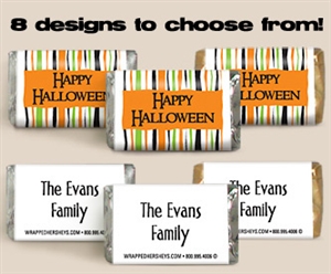 Halloween Personalized Hershey's Mini Bar - Set of 60