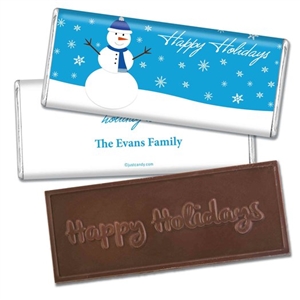 Personalized Holiday Candy Bar - Friendly Frosty