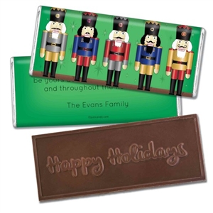 Personalized Holiday Candy Bar - Nutcrackers