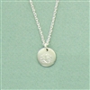 Sterling Silver Small Round Pendant