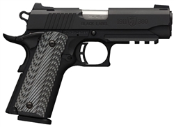 Browning Black Label 1911-380 Pro Compact w/ Rail & Night Sights 3.625" .380ACP 051911492