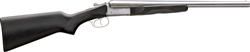 Stoeger Coach Gun DT Polished Nickel 20" Black Hardwood 20GA 31420