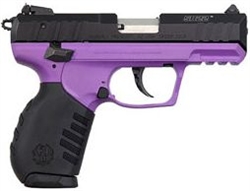 Ruger SR22 Purple Grip Grame Black Slide 3.5" Barrel 10+1 .22LR 3606