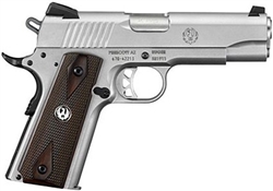 Ruger SR1911 Commander Stainless 4.25" Barrel .45ACP 06702