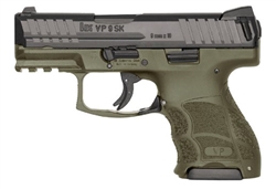 Heckler & Koch VP9SK OD Green Frame Striker Fired 10+1 9mm w/ Night Sights 81000098