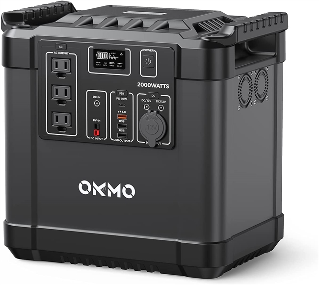 Okmo G2000 Portable Power Station / Solar Generator