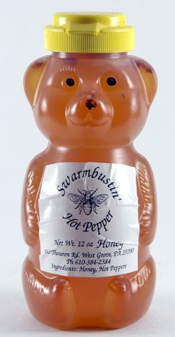 Hot Pepper Honey - 12 oz. Honey Bear