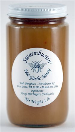 Hot Garlic Mountain Creme Honey - 1 lb.