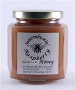 Raspberry Mountain Creme Honey - 14 oz. Hex Jar