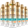 6x Garnier Ambre Solaire Natural Bronzer Quick Drying Dark Self Tan Body Mist 150ml