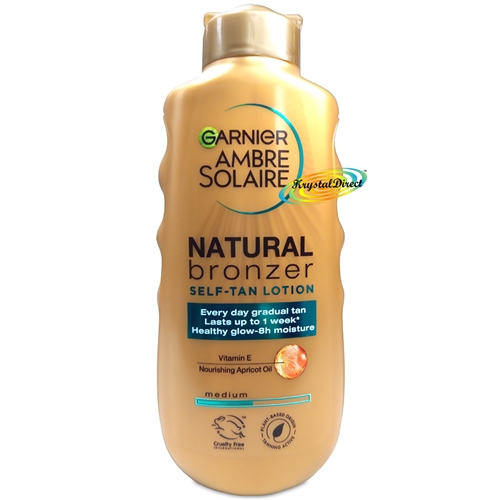 Garnier Ambre Solaire Natural Streak Free Bronzer Self Tan Lotion 200ml