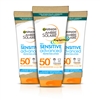 3x Garnier Ambre Solaire Sensitive Advanced SPF 50+ Skin Protection Lotion 175ml