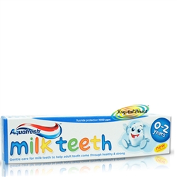 Aquafresh Milk Teeth Toothpaste 0-2 Years 50ml