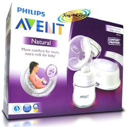 Avent SCF332/01 Comfort BBA Free Natural Single Electric Battery Breast Pump
