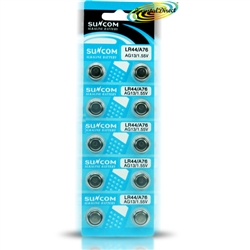 Suncom Alkaline Button Cell Batteries 10 LR44/A76- AG13/1.55V