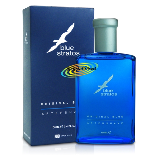 Blue Stratos Original Blue After Shave Lotion for Men Fragrance 100ml