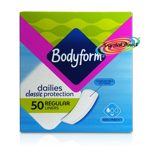 Bodyform Classic 50 Regular Daily Panty Liners Sanitary Pads